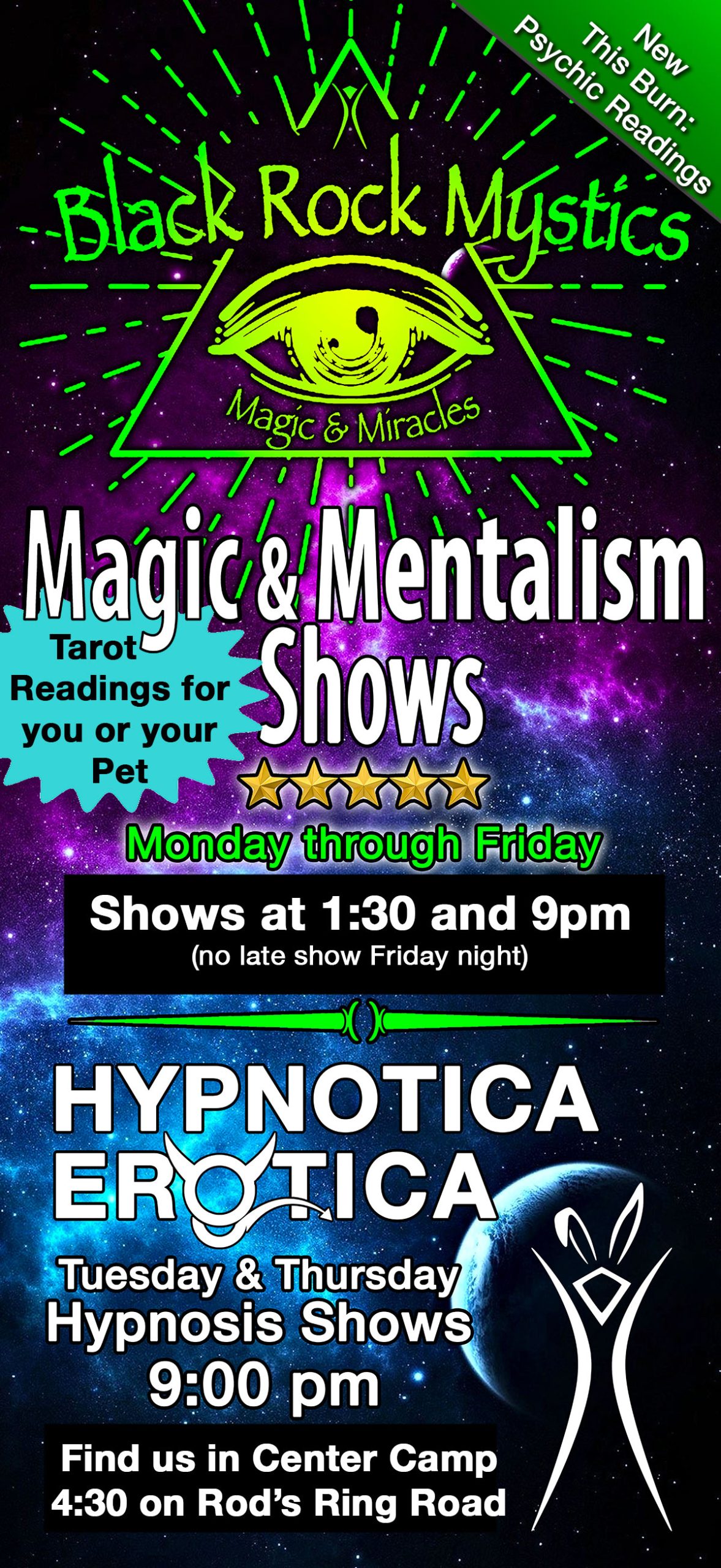 Camp signage at Burning Man